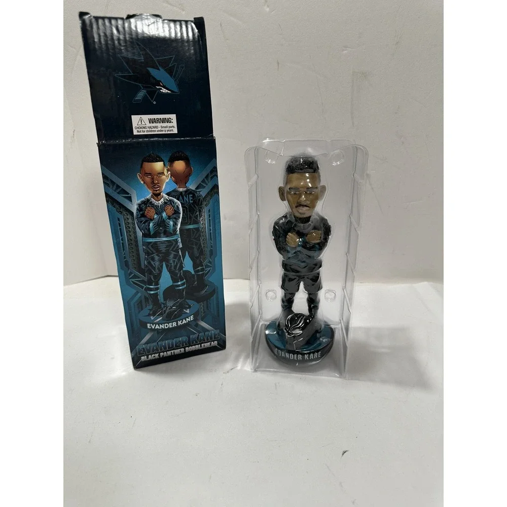 San Jose Sharks Bobblehead Evander Kane Black Panther Marvel SGA